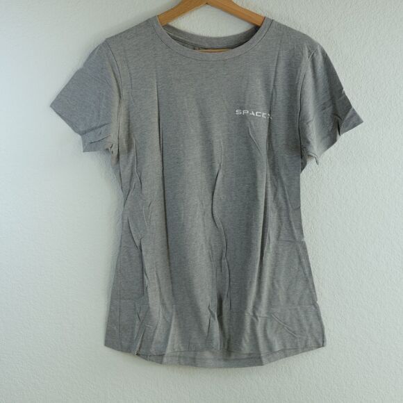 SpaceX Limited Edition‎ T-Shirt Women Sz XL Grey Collectible CRS-14 NWT - Picture 3 of 8